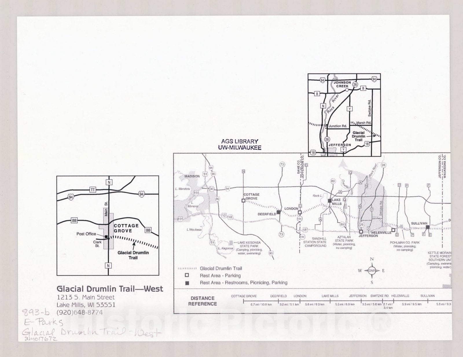 Map Glacial Drumlin Trail West - 5157799 1wmrk