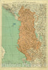 Map : Albania 1914, G. Freytag's Karte des Furstentums Albanien , Antique Vintage Reproduction
