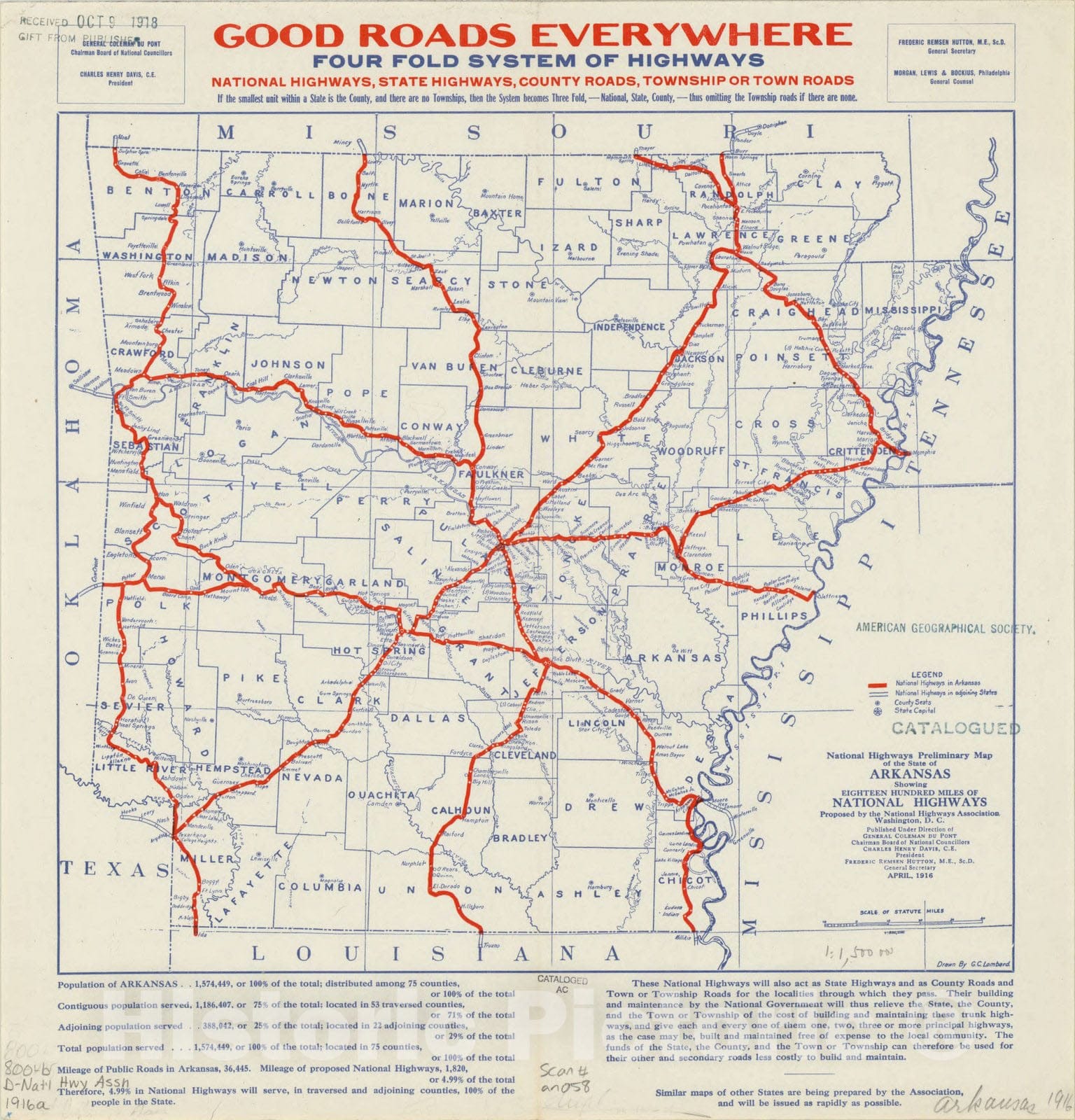 Arkansas, Mississippi & Louisiana Map,1862