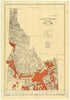 Map : Idaho 1916, State of Idaho : lands designated by the Secretary of the Interior under the provisions of the enlarged Homestead Acts , Antique Vintage Reproduction