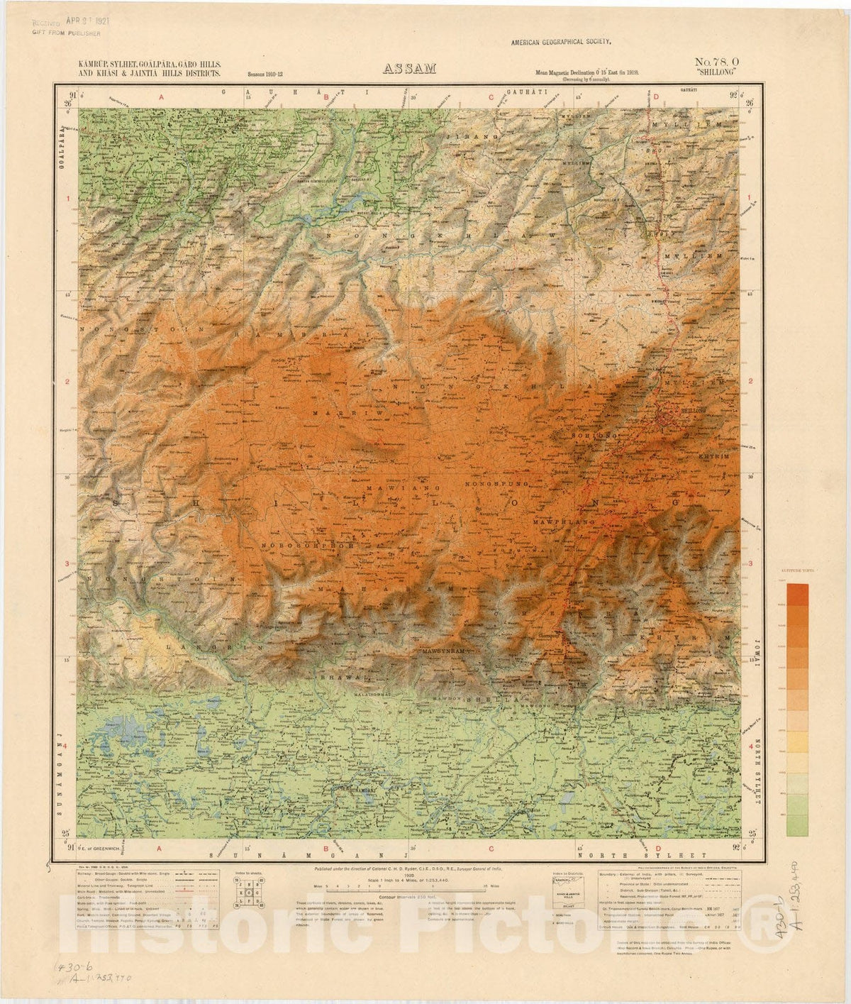 Map : Kamrup, Sylhet, Goalpara, Garo Hills, and Khasi & Jaintia Hills ...