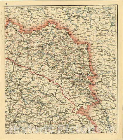 Map : Austria 1914 5, Die Osterreichisch-Ungarische Monarchie im Masse 1:900 000 , Antique Vintage Reproduction