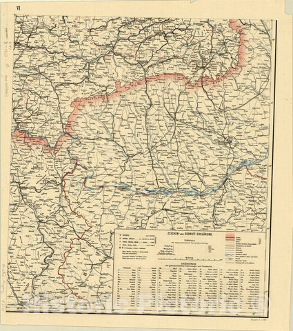 Map : Austria 1914 2, Die Osterreichisch-Ungarische Monarchie im Masse 1:900 000 , Antique Vintage Reproduction