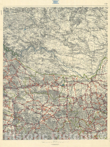 Map : Austria 1903 5, Strassen. Karte des Erzherzogthums ?terreich unter der Enns , Antique Vintage Reproduction