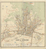 Map : Sydney (Australia) 1910 1, Map of the city of Sydney, New South Wales , Antique Vintage Reproduction