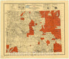 Map : Wyoming 1912, Antique Vintage Reproduction