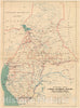 Map : Central Africa 1934, Gouvernement general de l'Afrique Equatoriale Francaise, carte du reseau routier de l'Afrique Equatoriale Francaise ; A. Meunier