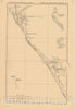 Map : Africa 1893 14, Atlas des co?tes du Congo franc?ais en vingt-deux feuilles a l'echelle de 1, Antique Vintage Reproduction