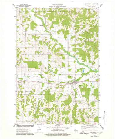 1975 Boyceville, WI - Wisconsin - USGS Topographic Map