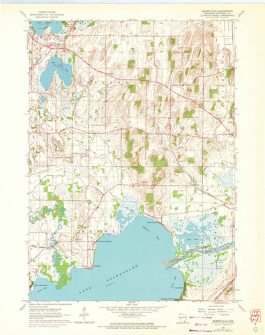 1961 Busseyville, WI - Wisconsin - USGS Topographic Map