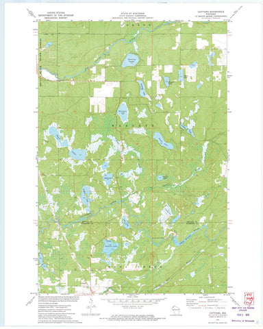 1971 Chittamo, WI - Wisconsin - USGS Topographic Map v2