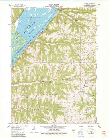 1983 Eastman, WI - Wisconsin - USGS Topographic Map