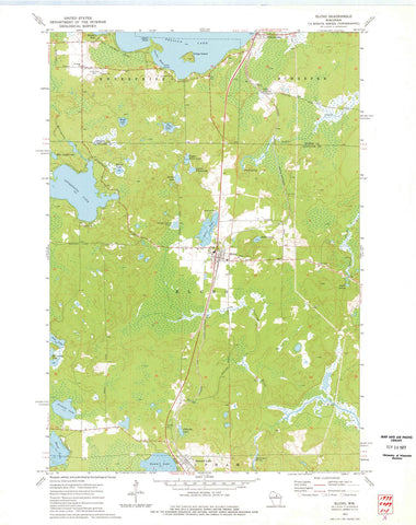 1973 Elcho, WI - Wisconsin - USGS Topographic Map