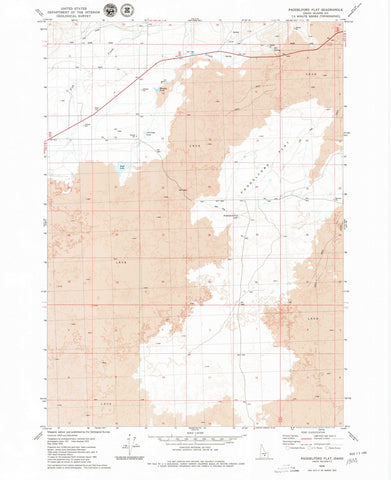 1979 Paddelford Flat, ID - Idaho - USGS Topographic Map