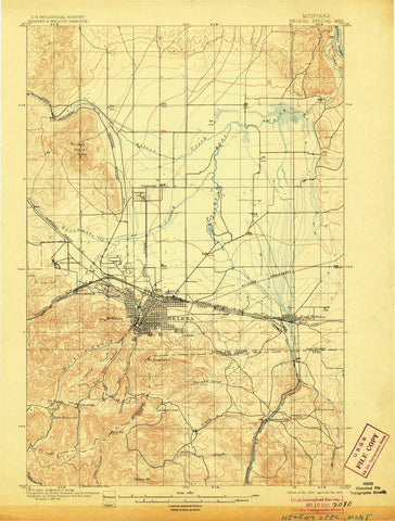 1899 Helena Special, MT - Montana - USGS Topographic Map