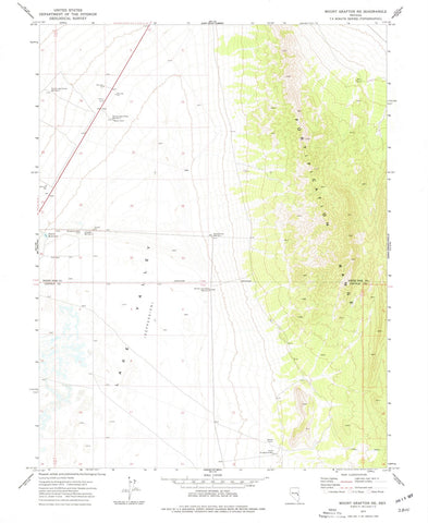 1973 Mount Grafton, NV - Nevada - USGS Topographic Map