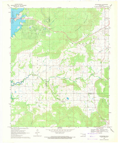 1969 Enterprise, OK - Oklahoma - USGS Topographic Map