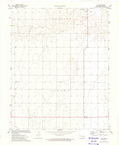1973 Eva, OK - Oklahoma - USGS Topographic Map v3