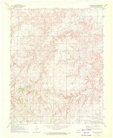1970 Fairvalley, OK - Oklahoma - USGS Topographic Map