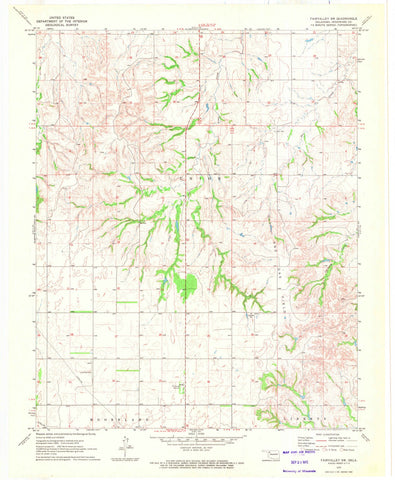 1970 Fairvalley, OK - Oklahoma - USGS Topographic Map v2