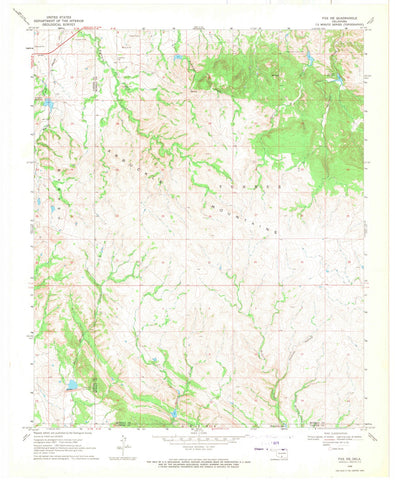 1968 Fox, OK - Oklahoma - USGS Topographic Map
