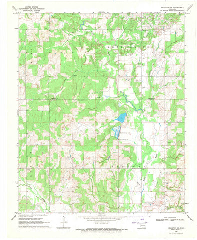 1969 Healdton, OK - Oklahoma - USGS Topographic Map