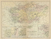 Historic Map : Asia Minor, 1900 , Vintage Wall Art