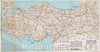 Historic Map : Turkiye : Karayollari Haritasi, 1960 , Vintage Wall Art