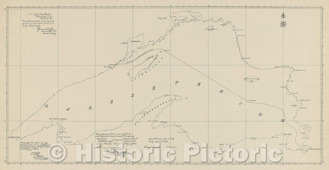 Historic Map : untitled map, 1891 , Vintage Wall Art , v2