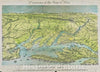 Historic Map : Panorama of the Seat of War  Birds Eye View of Virginia, Maryland Delaware and the District of Columbia, 1861 , Vintage Wall Art