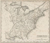Historic Map : United States., 1809 , Vintage Wall Art