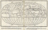 Historic Map : World Map., 1528 , Vintage Wall Art