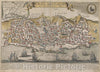 Historic Map : Nowel Amsterdam en Lamerique - 1662, 1672 , Vintage Wall Art