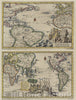 Historic Map : De Graaf van Cumberlands Verscheyde Reysen, na de Kusten van Africa, 1729 , Vintage Wall Art