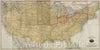 Historic Map : Map of the United States showing the New York Central Lines, "The Water Level Route" and Connections., 1915 , Vintage Wall Art