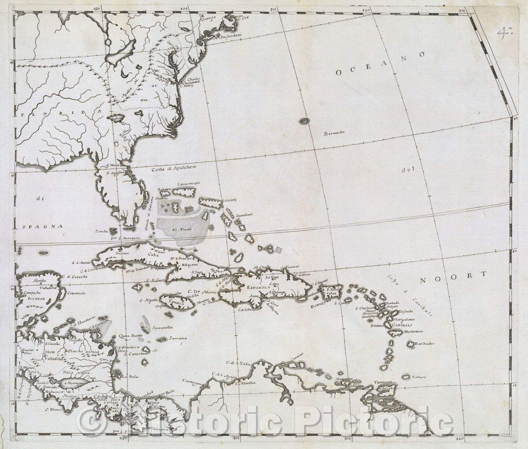 Historic Map : Mexicum In hac forma in lucem edebat Ioannes Baptista Nicolosius S.T.D., 1660 , Vintage Wall Art