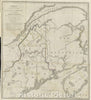 Historic Map : Map of the Northern Part of the State of Maine and of the Adjacent British Provinces, Shewing the portion of that State to which Great Britain, 1830 , Vintage Wall Art
