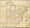 Historic Map : Map of the Railroads in the United States in Operation and Progress, 1853 , Vintage Wall Art