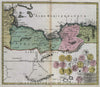 Historic Map : Africa propria et Cyrenaica studio Chri. Weigelii Norimbergae cum privil S. C. M., c. 1720 , Vintage Wall Art