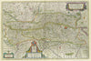 Historic Map : Austria archiducatus auctore Wolfgango Lazio, c. 1664 , Vintage Wall Art