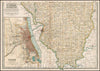 Historic Map - Illinois, Southern Part, 1897, The Century Company v1