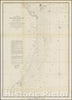 Historic Map - Sea Coast of Delaware and parto of Virginia From a Trigonometrical Survey, 1852, United States Coast Survey - Vintage Wall Art