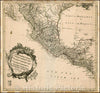 Historic Map - Americae Septentrionalis Pars III (Mexico & Central America)/Some 3 North America (Mexico and Central America), 1753, Leonard Von Euler - Vintage Wall Art