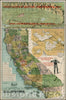 Historic Map - Map of the State of California, 1897, McAfee Brothers - Vintage Wall Art