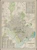 Historic Map - Washington District of Columbia, And Its Principal Suburbs, 1899, George F. Cram - Vintage Wall Art