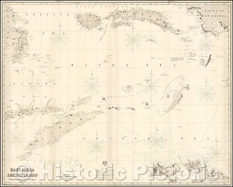 Historic Map - East India Archipelago [Eastern Passages to China and Japan] [Chart No. 2], 1868, James Imray & Son - Vintage Wall Art