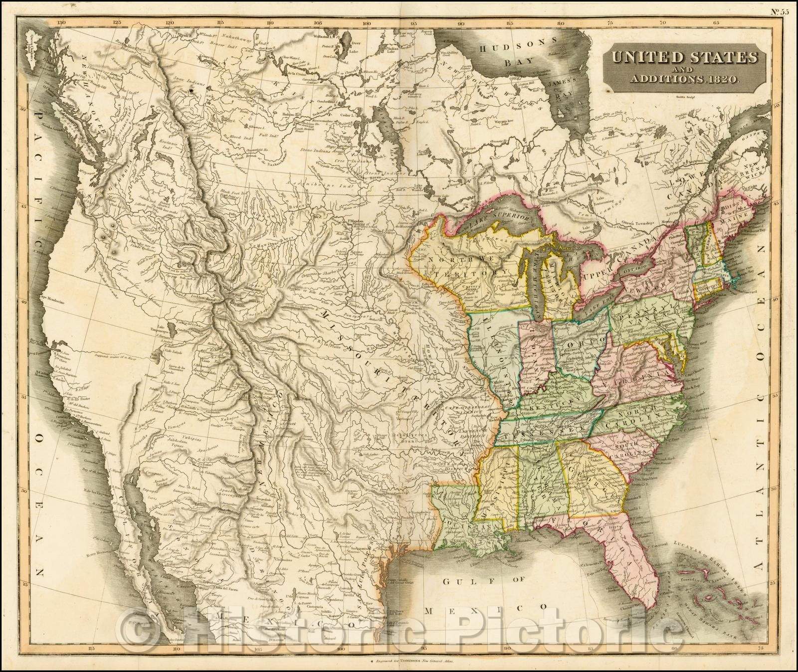 Historic Map United States and - 5184248 1wmrk 