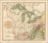 Historic Map - Part of the United States of North America, Exhibiting The Western Territory, Kentucky, Pennsylvania, Maryland, Virginia, 1805, John Cary - Vintage Wall Art