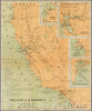 Historic Map - Twelfth L.H. District (California with insets of San Francisco, San Diego, San Pedro and Humboldt Harbors), 1903, Andrew B. Graham - Vintage Wall Art