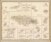 Historic Map - The British Islands in the West Indies (includes Grand Cayman, Virgin Islands, Jamaica, New Providence, etc.], 1849, SDUK - Vintage Wall Art